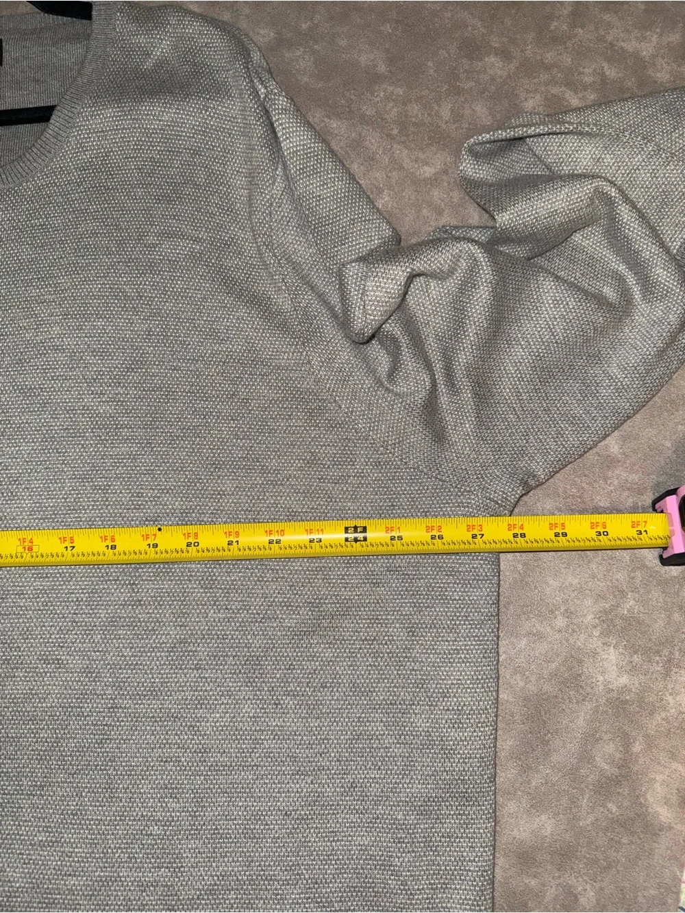Nordstrom Men’s 3XL Gray Wool Blend Waffle Knit Crewneck Sweater NWT